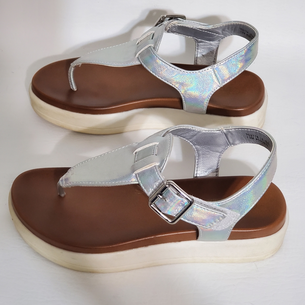 Cupcake Couture Holographic Kids Sandals - Picture 3 of 9